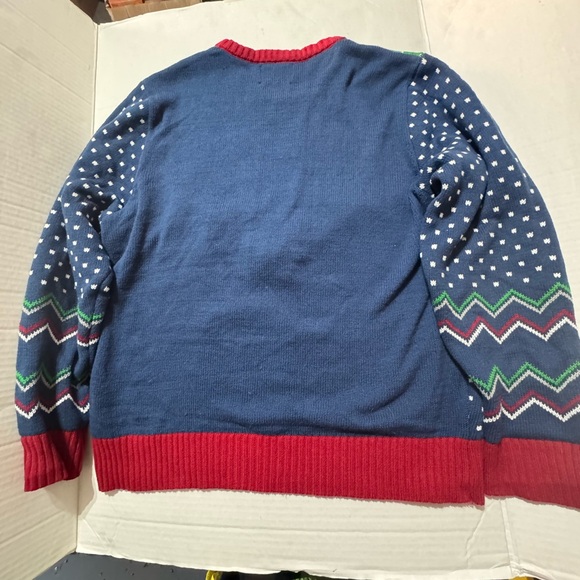 Spencer's MERRY CHRISTMAS UGLY sweater Christmas Vacation theme Holiday Sweater - Picture 2 of 6